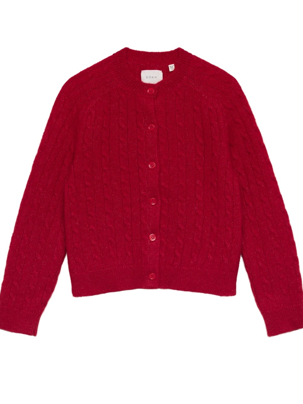 DOEN PENROSE CARDIGAN -- CERISE NWT - Picture 8 of 8